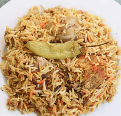 Chicken Biryani at Chillies Pakistani Restaurant Calgary