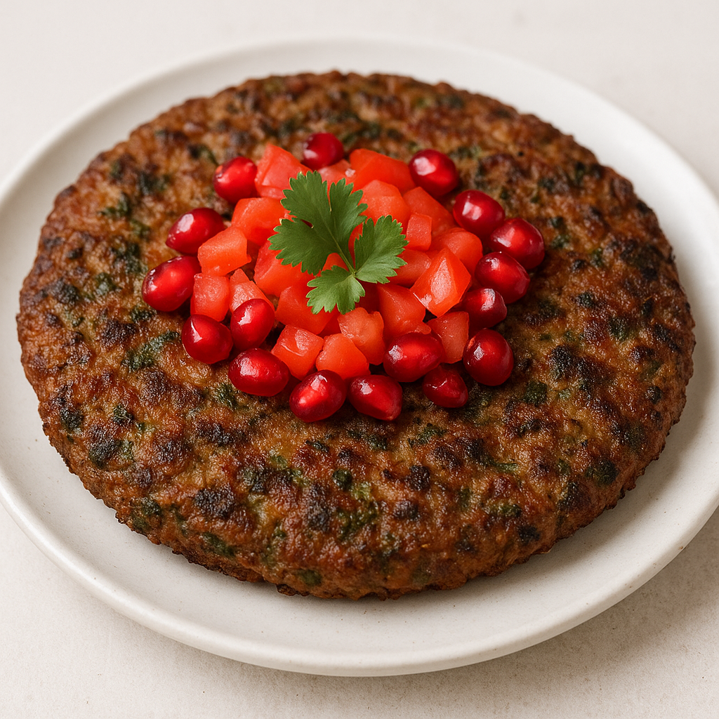 Chapli Kebab at Chillies Pakistani Restaurant Calgary