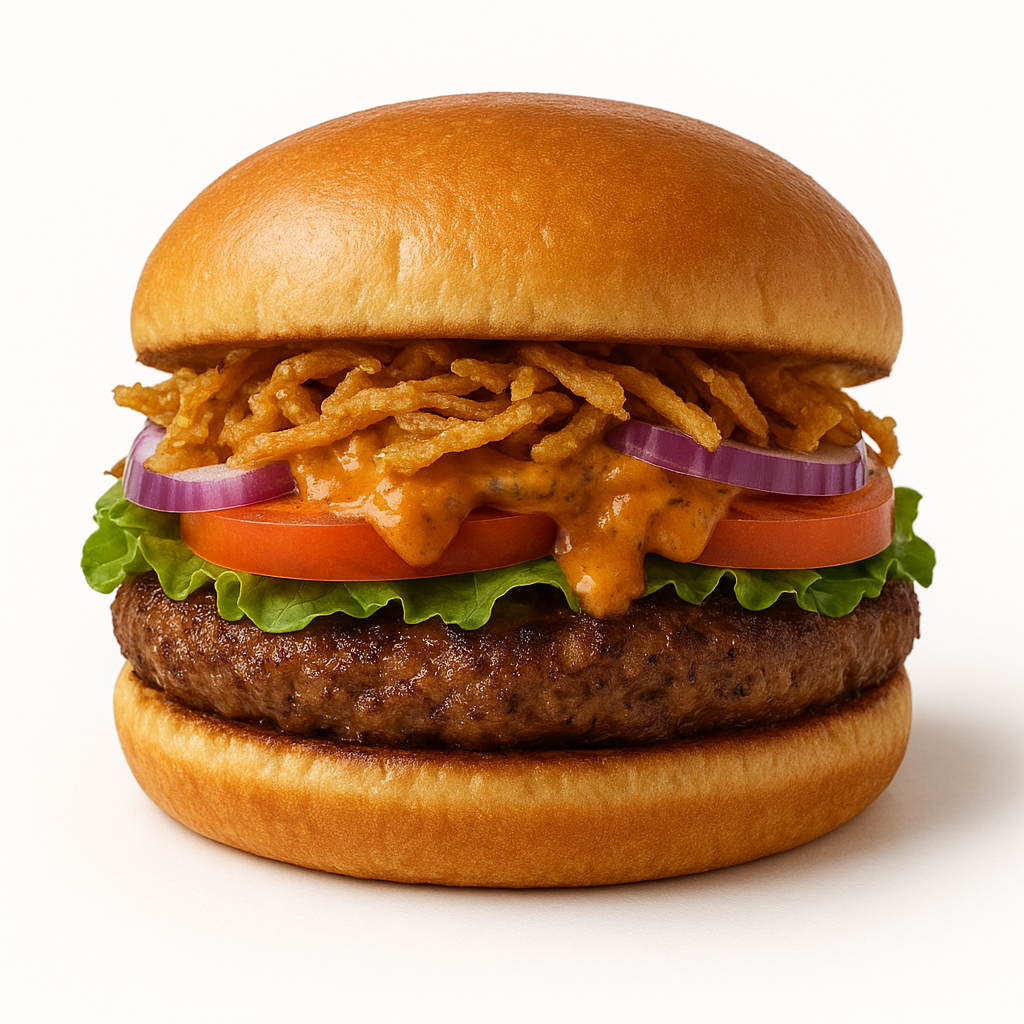 Desi Burger at Chillies Pakistani Restaurant Calgary